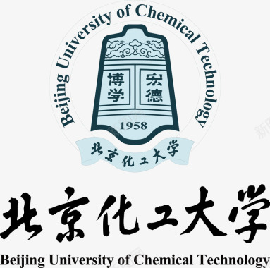 科技元素北京化工大学logo矢量图图标图标
