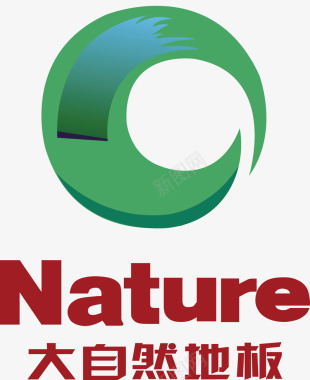 标识大自然地板logo矢量图图标图标