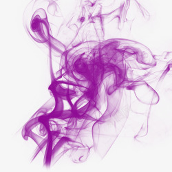 紫色烟雾梦幻光芒漂浮紫烟高清图片