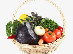 图蔬菜篮子素材