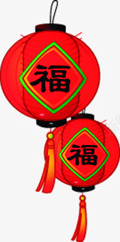 手绘中节春节灯笼装饰png免抠素材_88icon https://88icon.com 春节 灯笼 装饰