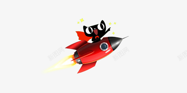 天猫双12促销漂浮小元素png免抠素材_88icon https://88icon.com 促销小元素 天猫漂浮 小元素 漂浮 火箭