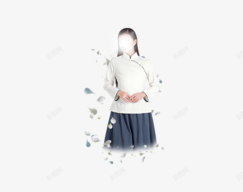 复古女装png免抠素材_88icon https://88icon.com 复古 女装 文艺 漂浮 花瓣