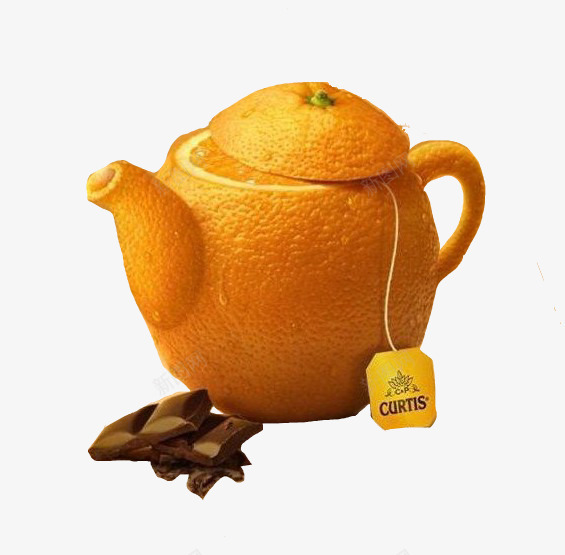 创意橙子png免抠素材_88icon https://88icon.com 创意广告 创意橙子 巧克力 橙汁 茶包 饮品