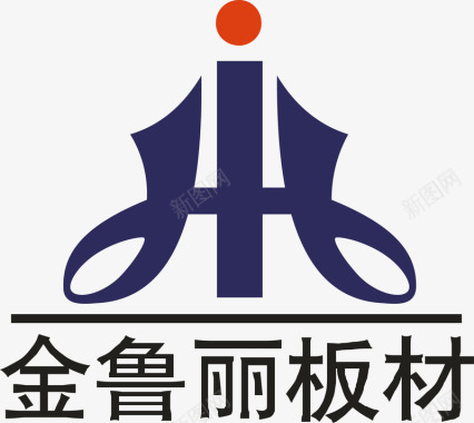 除臭剂商标金鲁丽板材logo矢量图图标图标