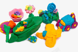 橡皮泥作品橡皮泥胶泥玩具模型玩具作品高清图片