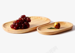 盘子里的葡萄和枣子素材