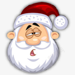 圣诞老人古怪表情png免抠素材_88icon https://88icon.com 古怪 圣诞老人 表情