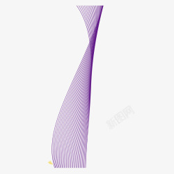 紫色竖行立体透明网格素材