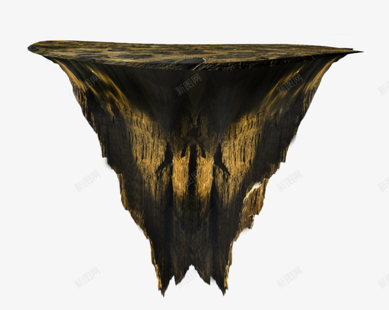 黑色漂浮岛屿荒凉手绘png免抠素材_88icon https://88icon.com 小岛屿 岛屿 漂浮 荒凉 黑色