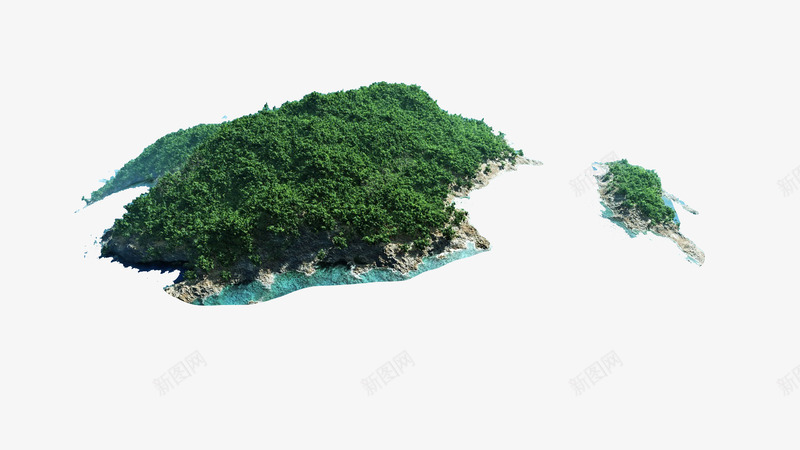 海上绿岛png免抠素材_88icon https://88icon.com 小岛屿 岛屿 无人岛 绿岛 绿色 自然 设计