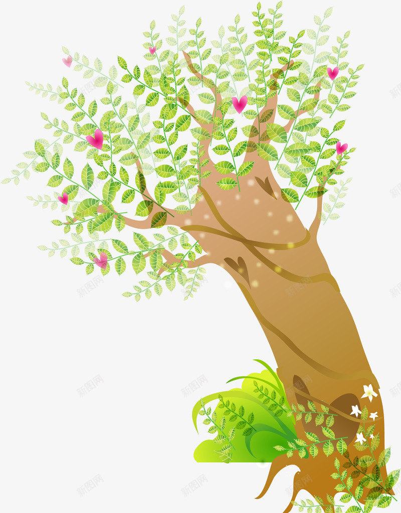 春天大树插图矢量图eps免抠素材_88icon https://88icon.com 春天大树插图 春天大树插图矢量图 春天大树矢量图 矢量春天大树插图 矢量图