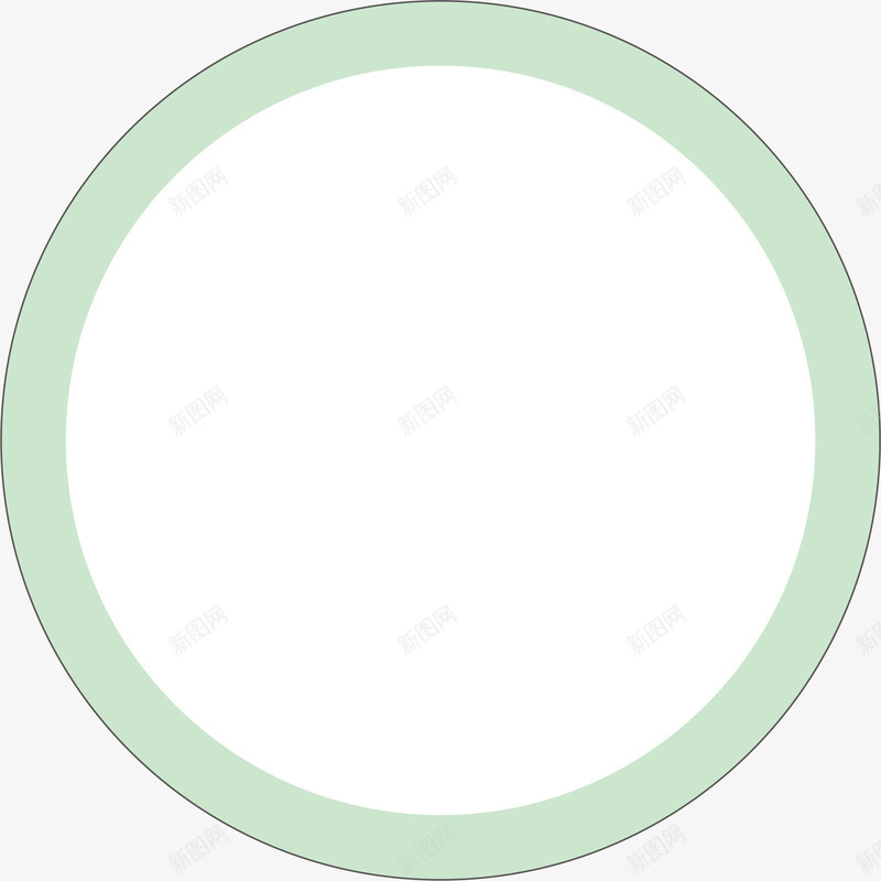 绿色圆环矢量图ai免抠素材_88icon https://88icon.com 圆圈 圆形 绿色 矢量图