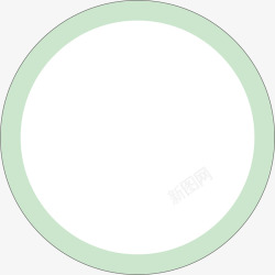 绿色圆环矢量图素材