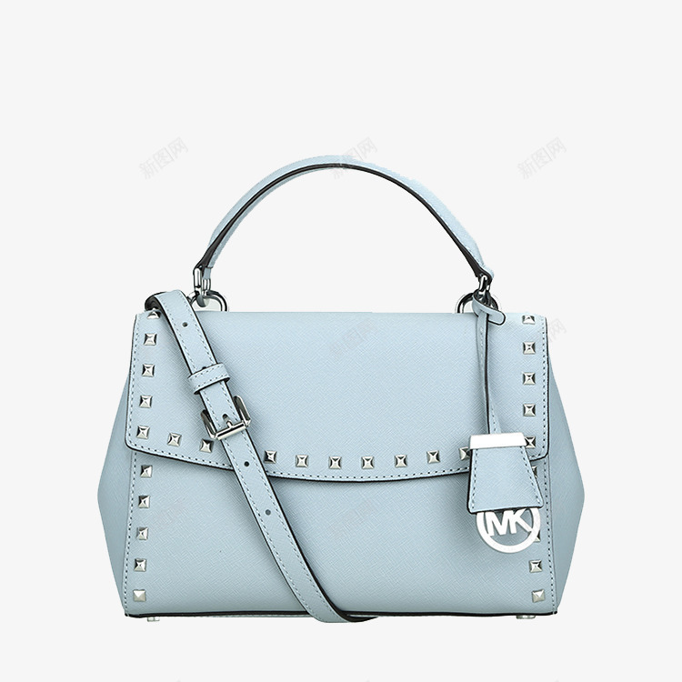 MichaelKors迈克科尔png免抠素材_88icon https://88icon.com Kors Michael 产品实物 女士 斜挎包 灰蓝色 牛皮 科尔斯 迈克