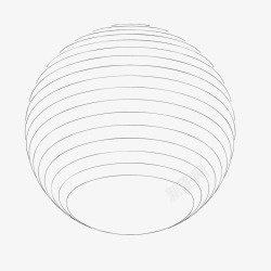 球形立体透明网格素材