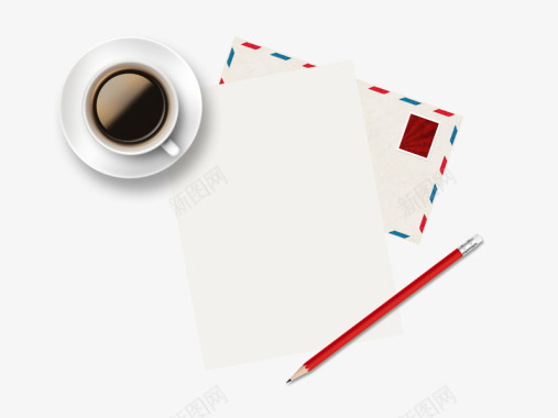 信接口咖啡信封笔UI图标图标