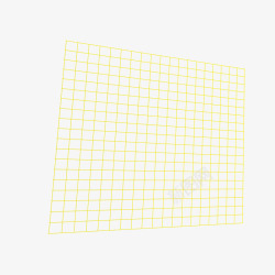 黄色方形立体网格矢量图素材