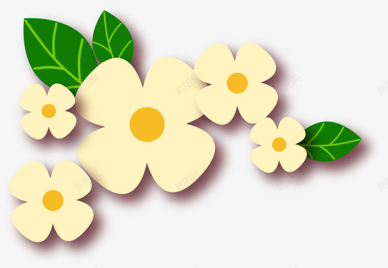 春天黄色花朵装饰png免抠素材_88icon https://88icon.com 春天 春季 绿色叶子 美丽花朵 花朵装饰 黄色花朵