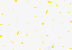 节庆碎片黄色活动彩带高清图片