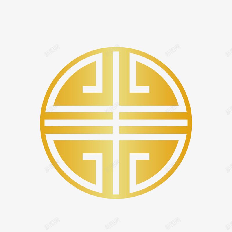 金色中式春节花纹装饰png免抠素材_88icon https://88icon.com 中式 春节 花纹 装饰 金色