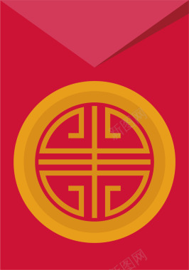 铜钱红包创意春节元素图标图标