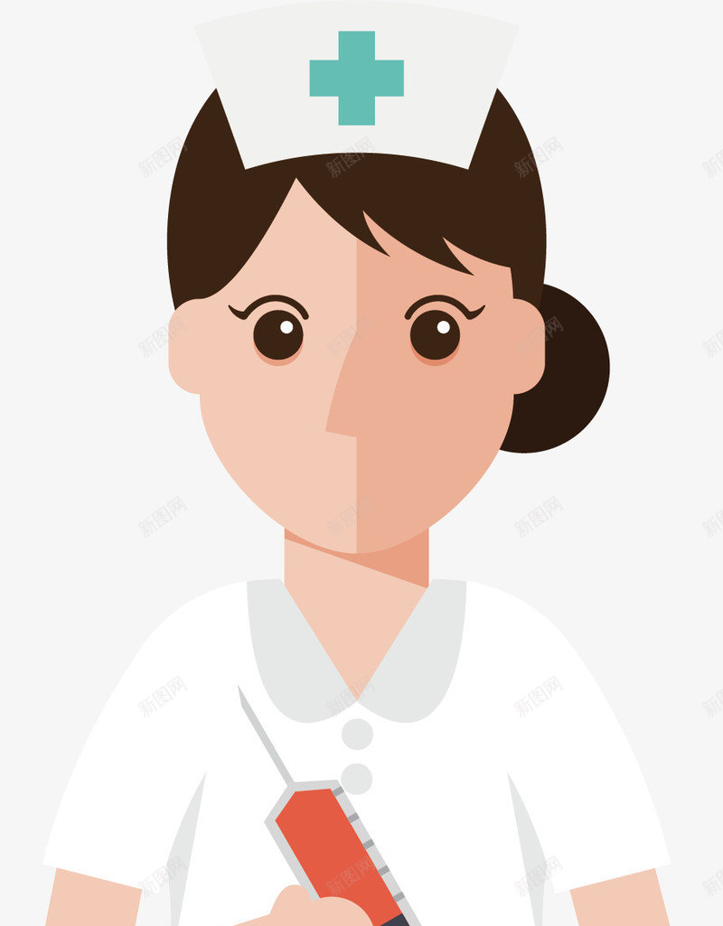 女护士矢量图ai免抠素材_88icon https://88icon.com 卡通护士 手绘人物 护士 白衣天使 矢量女护士 矢量护士 矢量图