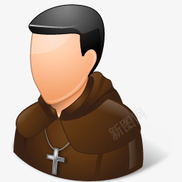 宗教天主教修道士图标图标