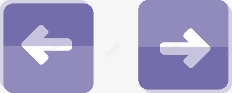 紫色口红紫色箭头按钮图标图标