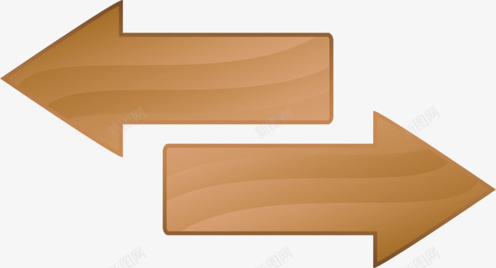 矢量斜线纹理素材箭头木质图标图标