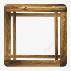 木质边框大框套小框素材