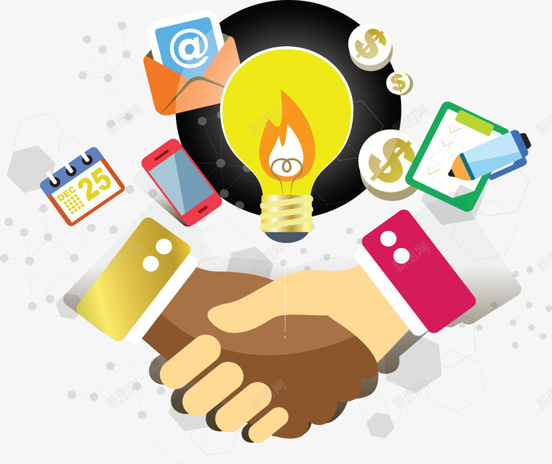 商务合作示意图png免抠素材_88icon https://88icon.com ppt插图 分类标签 步骤目录