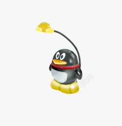 可爱企鹅小台灯素材