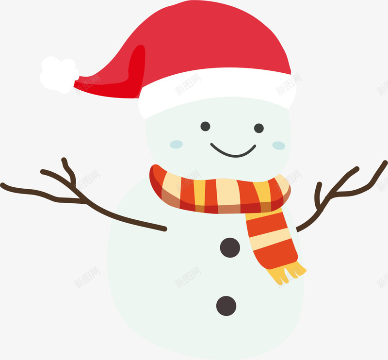 白色可爱微笑雪人png免抠素材_88icon https://88icon.com Christma Christmas Merry 卡通雪人 圣诞快乐 圣诞节 堆雪人 白色雪人