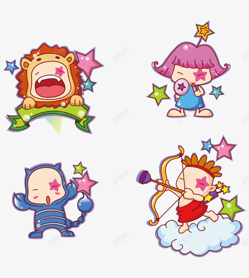 婴儿12星座png免抠素材_88icon https://88icon.com 十二星座12星座星座插画纹理天蝎座双鱼座处女座摩羯座狮子座射手座白羊座金牛座天枰座水瓶座巨蟹座双子座矢量素材 婴儿