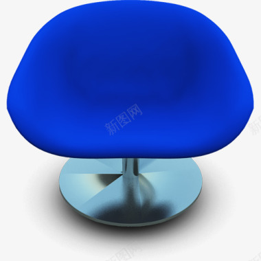 蓝色的座位椅子ModernChairsicons图标图标