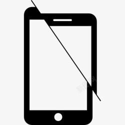 破碎的手机破碎的手机图标高清图片