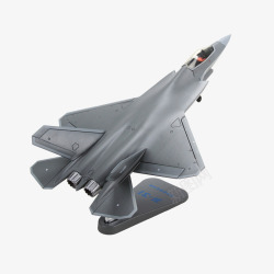 灰色飞机模型素材