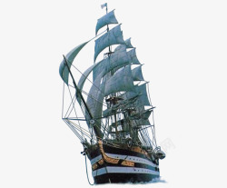 古代帆船素材