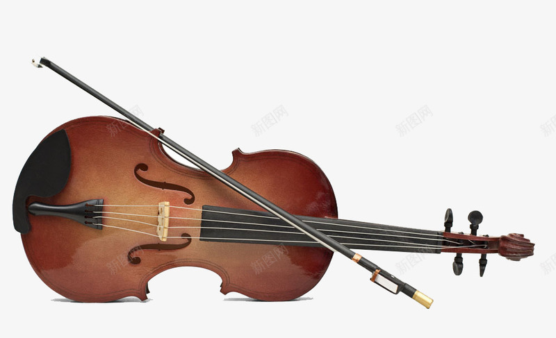 木质小提琴png免抠素材_88icon https://88icon.com 乐器 产品实物 创意 悦耳