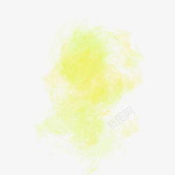 黄色光效光雾雾气素材
