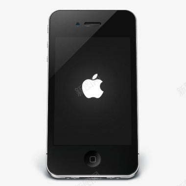 苹果7黑色手机iPhone黑色的苹果图标图标