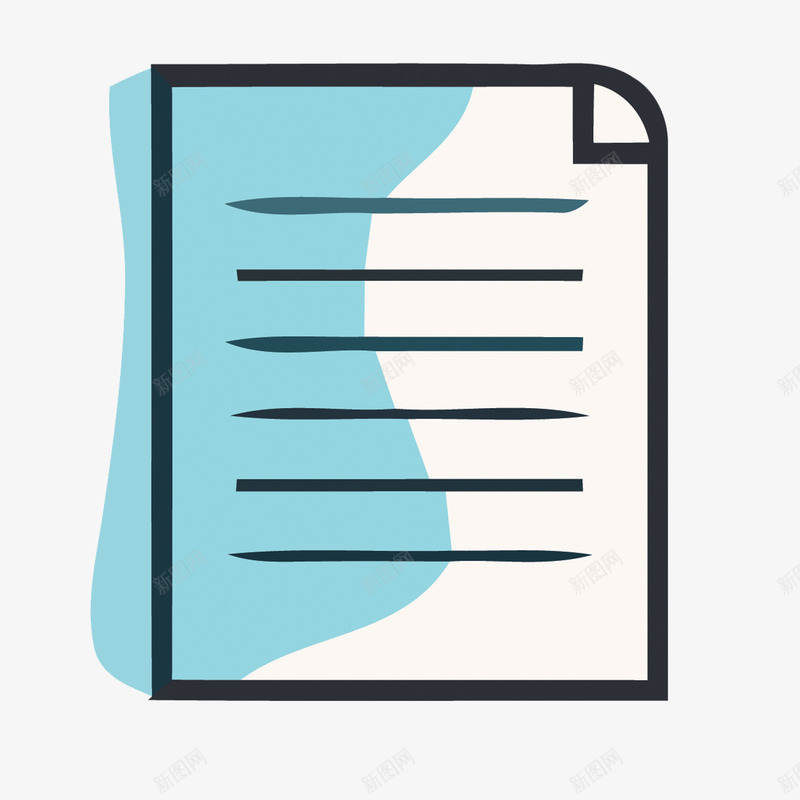 扁平纸张png免抠素材_88icon https://88icon.com 扁平 素材 纸张