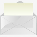 邮件灰色信封消息电子邮件信透明素材