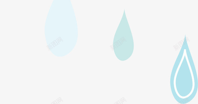 蓝色雨滴漂浮png免抠素材_88icon https://88icon.com AI 卡通 手绘 水滴 漂浮 线条 蓝色 雨滴