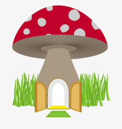 蘑菇屋素材
