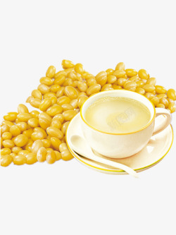 黄豆和现磨豆浆素材