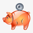 银行钱小猪节约辉煌png免抠素材_88icon https://88icon.com bank money piggy saving 小猪 节约 钱 银行