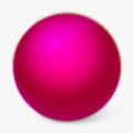 粉红彩色球素材