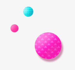 动感活动漂浮圆球素材